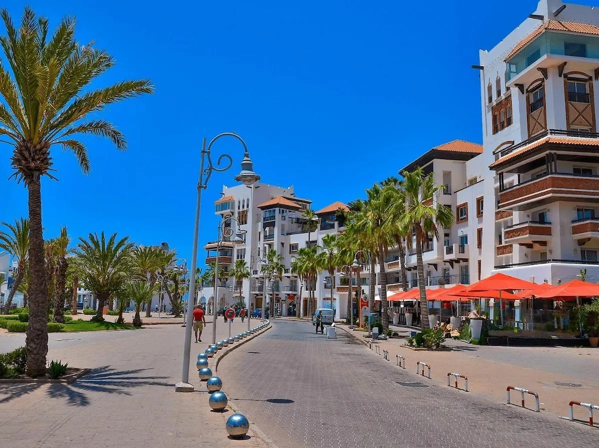 Marina Agadir Luxury Apartment With Mountain View & Pool Access 0*,  Marokko