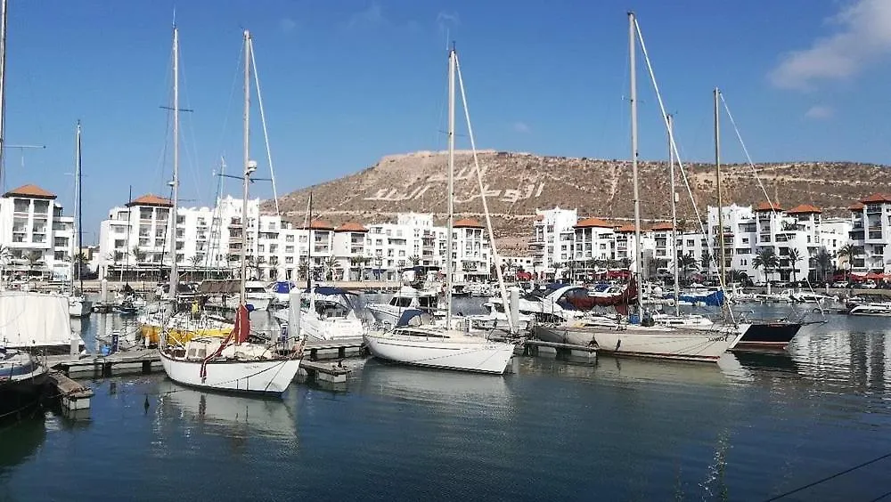 Marina Agadir Luxury Apartment With Mountain View & Pool Access Marokko